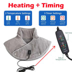 Warm Neck and Shoulder Massager USB Heating Cushion with Vibration