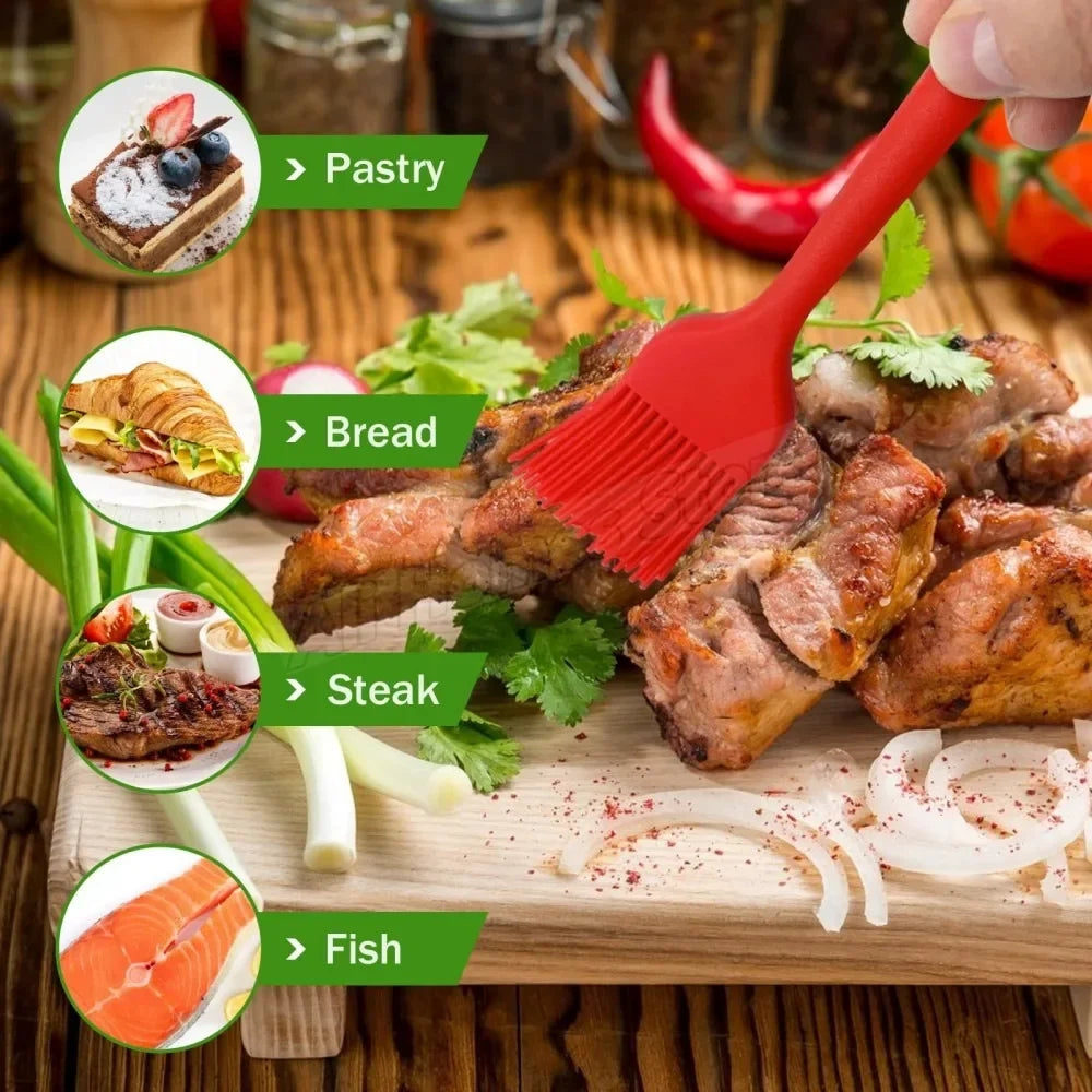 CookMaster Marinade Brush | Heat Resistant & Hygienic | Ideal for Grilling and Cooking