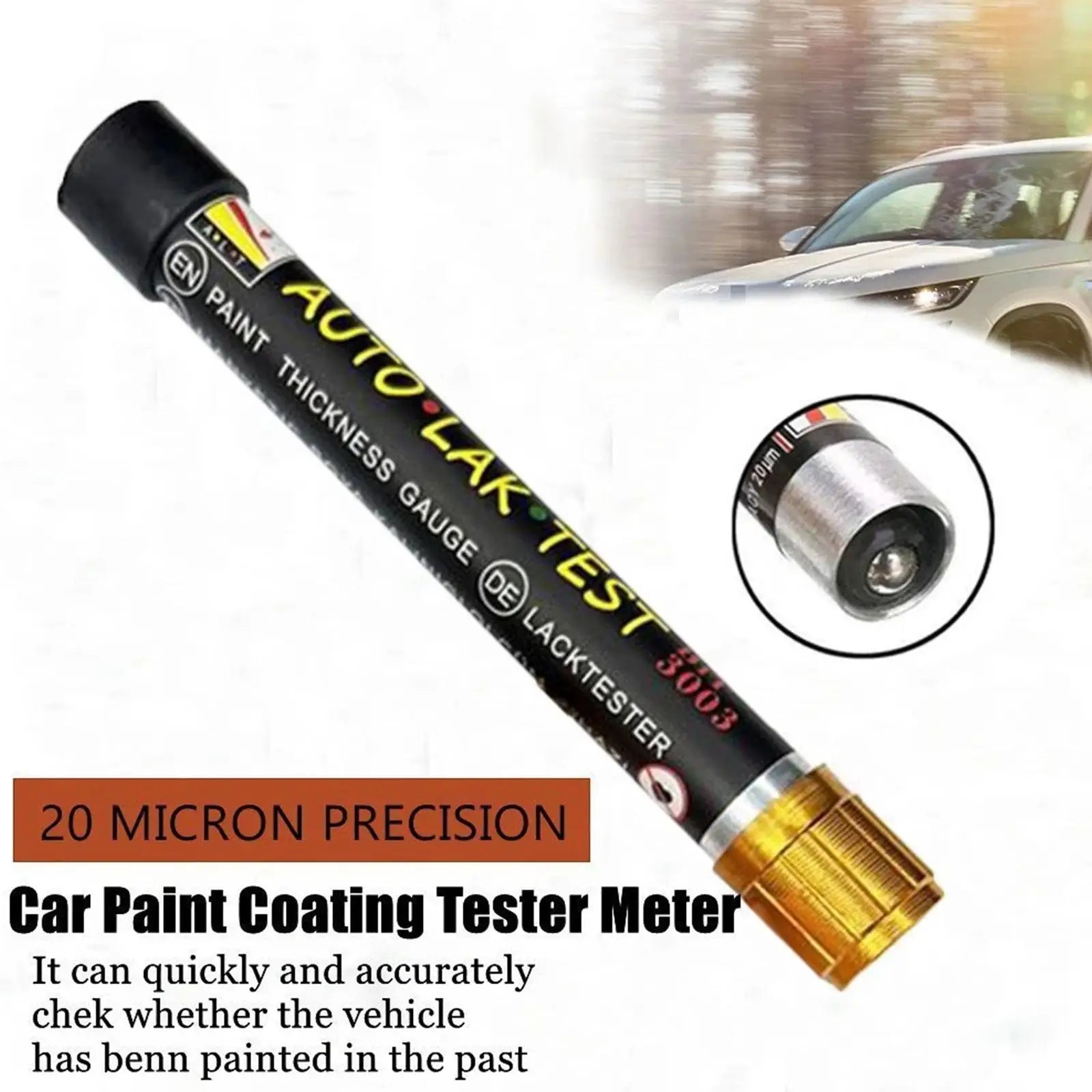 Magnetic Tip Paint Thickness Gauge