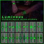 Luminous Temporary Tattoo Watch Sticker