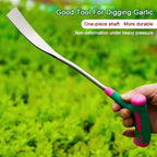 HerbMaster Garden Spade | 3-Tine Stainless Steel | For Weeding & Garlic Harvest