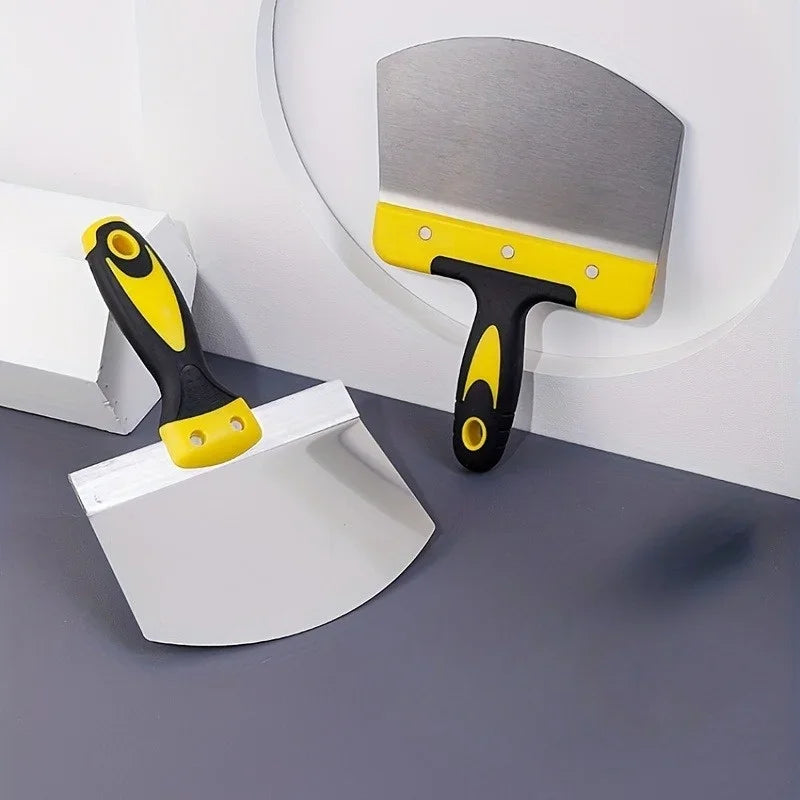 ProFlexa Stainless Steel Spatula with Rubber Grip | Rustproof & Flexible | For Paint, Plaster & DIY Projects
