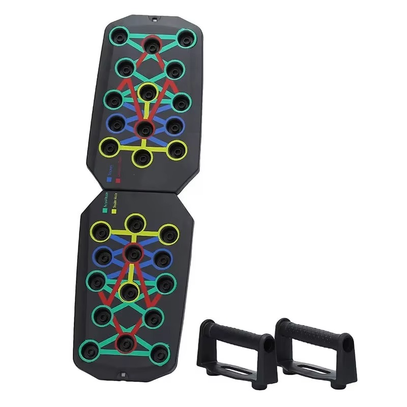 Portable Foldable Push-Up Board for Full-Body Strength Training