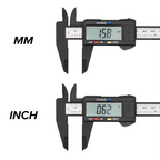 Digital Vernier Caliper Ruler, Carbon Fiber Electronic Micrometer Gauge