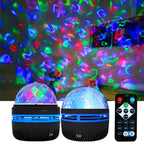 360-Degree Rotating USB Galaxy Projector with Music Sync