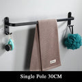 Fester Towel Holder - Black Aluminum | Screw Mount