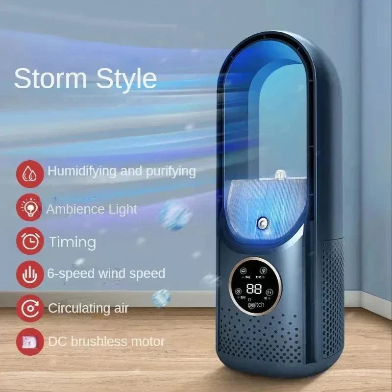 Bladeless Fan Portable Mini Air Conditioner