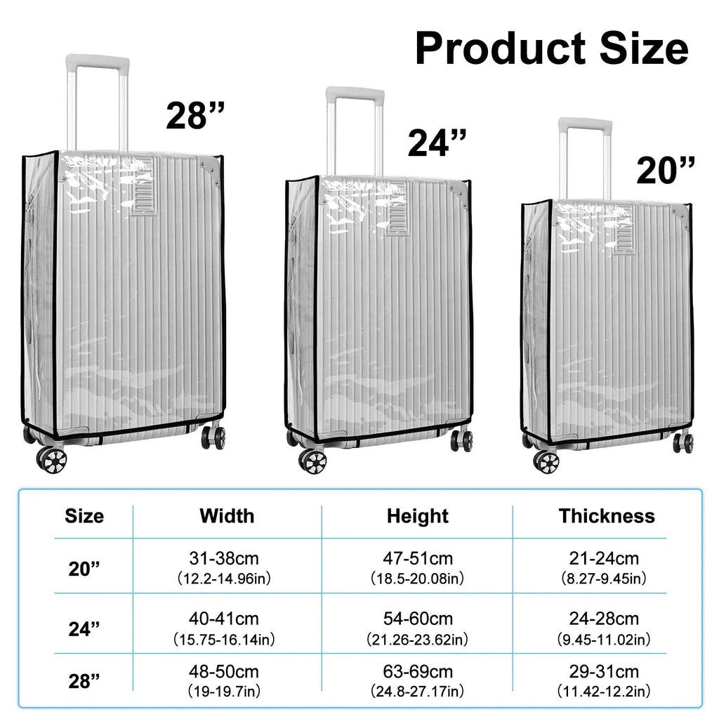 Transparent Waterproof Trolley Cover