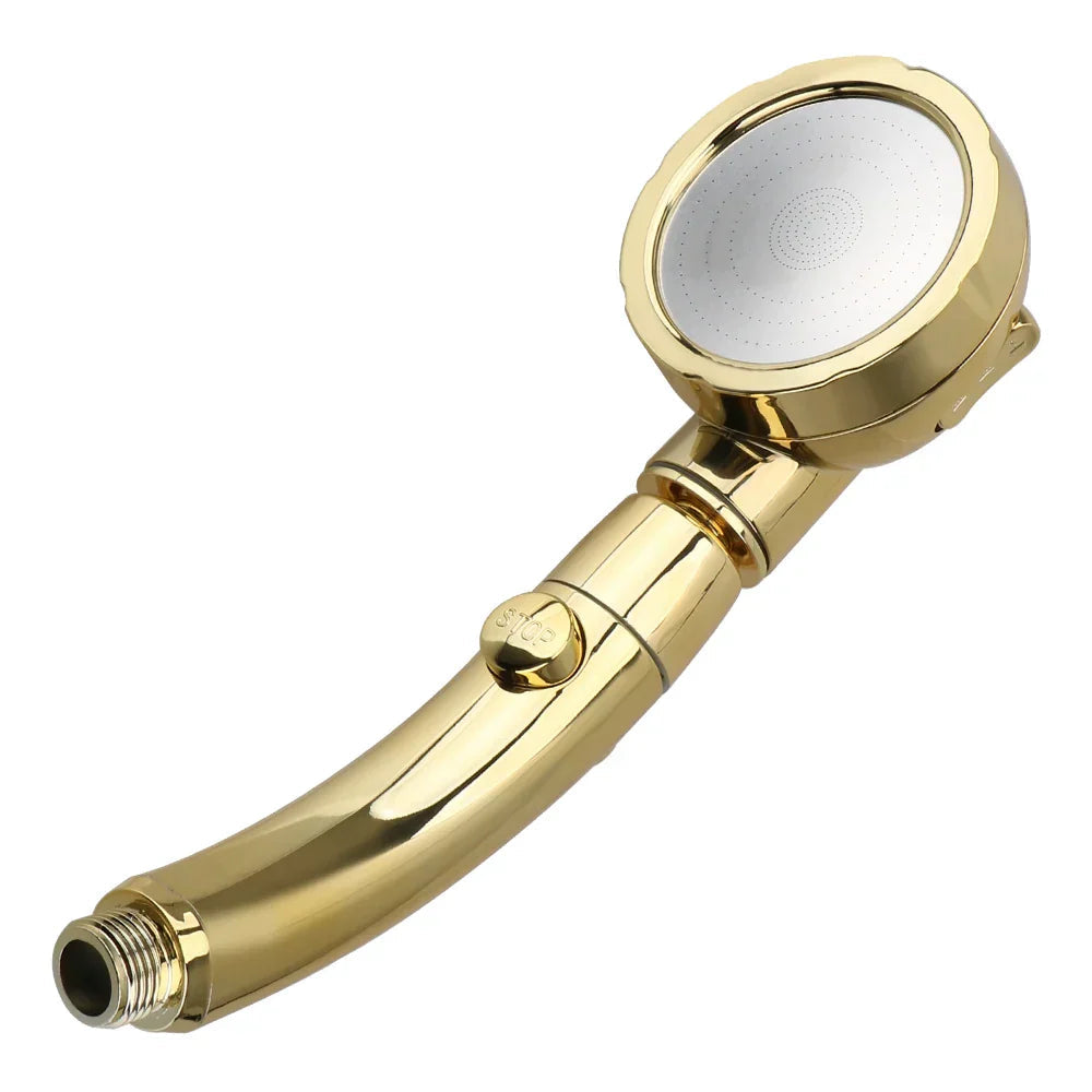 Rotatable handheld showerhead with 3 spray types