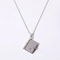 Couple Book Pendant Necklace