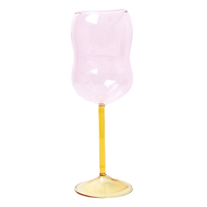 2-colored Chubby wine glass