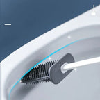 FlexiClean Silicone Toilet Brush Set