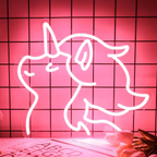 Charming Unicorn LED Neon Light – Adjustable Brightness for Perfect Room Ambiance