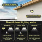 Solivor Solar Light with Motion Sensor | Wireless & Weatherproof | 3 Modes | 100 COB LEDs