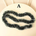 Christmas garland – Snow-flocked decor for indoor and outdoor decoration
