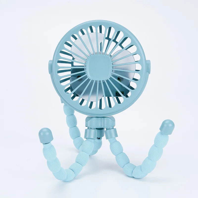 Breziona Mini-Fan | 360° Rotatable | USB & Battery | 3 Levels | Ultra-Compact