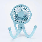 Breziona Mini-Fan | 360° Rotatable | USB & Battery | 3 Levels | Ultra-Compact