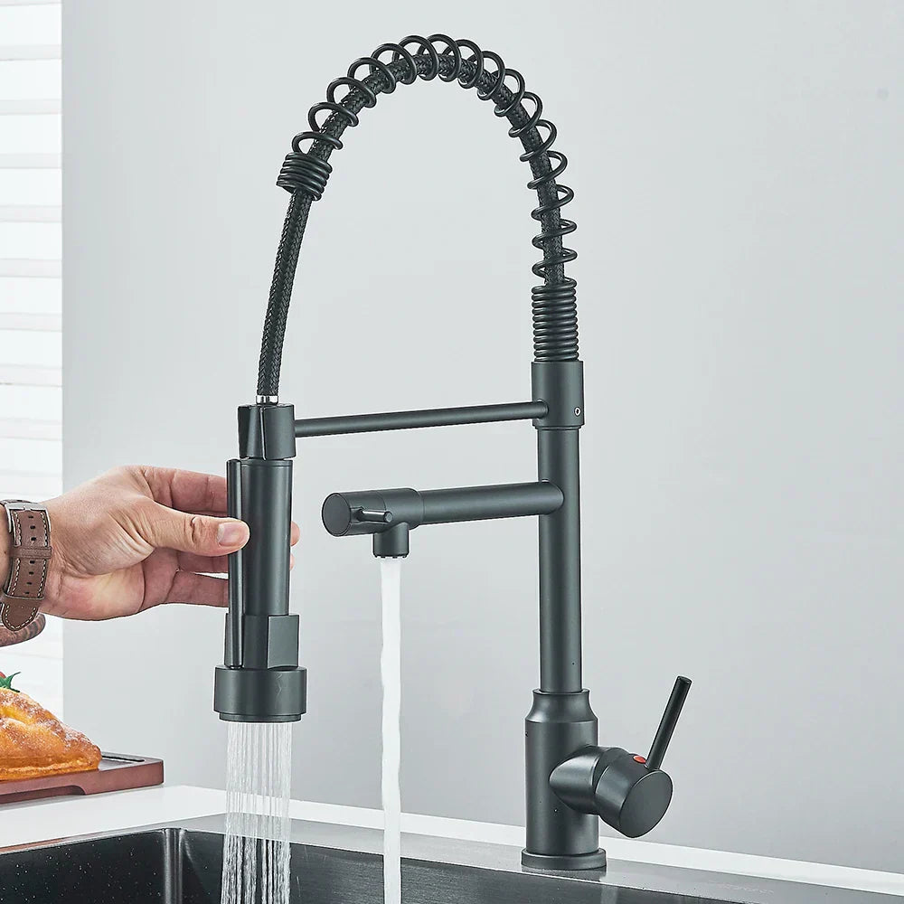 SpringFlow – Kitchen faucet with dual outlet