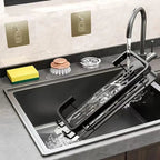 Aluminum Kitchen Shelf | Self-Emptying Sink Shelf – No Drilling Required