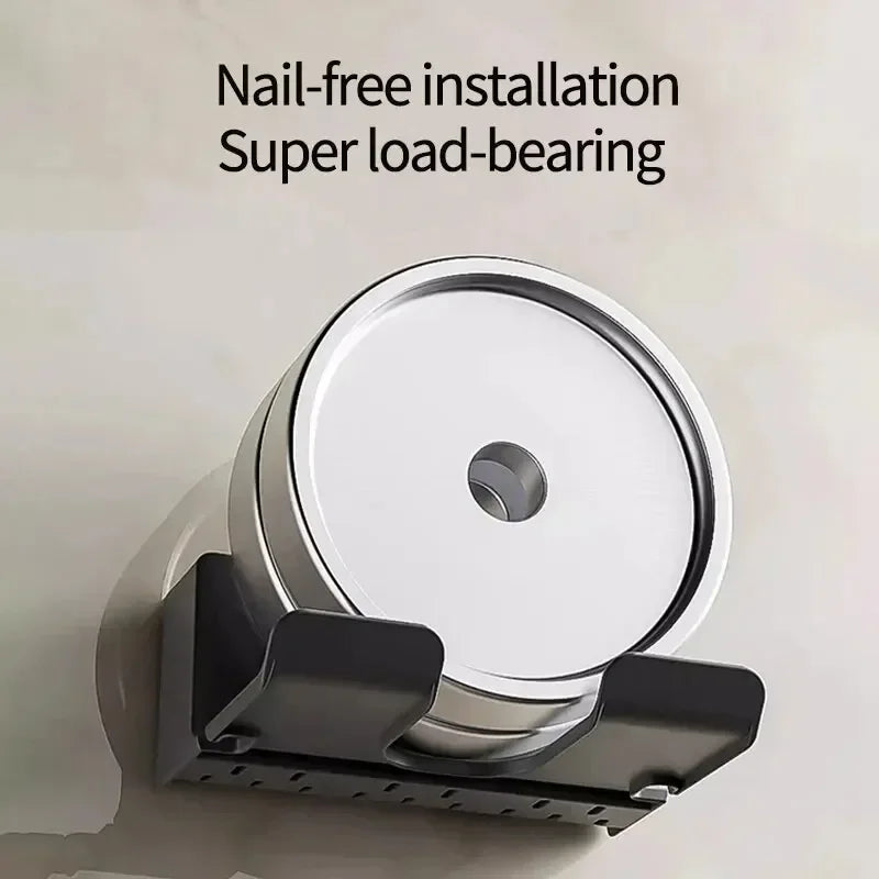 Multifunctional Hair Dryer Holder – Wall Mount | No Drilling | ABS Plastic