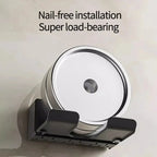 Multifunctional Hair Dryer Holder – Wall Mount | No Drilling | ABS Plastic