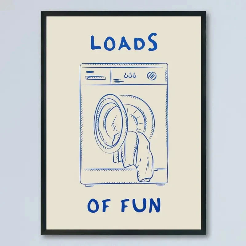 Loads of Fun Laundry Room Wall Art