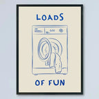 Loads of Fun Laundry Room Wall Art