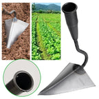 RootRaptor Triangle Hoe | Forged Manganese Steel | Sharp & Ergonomic | For Weeding & Seed Furrows