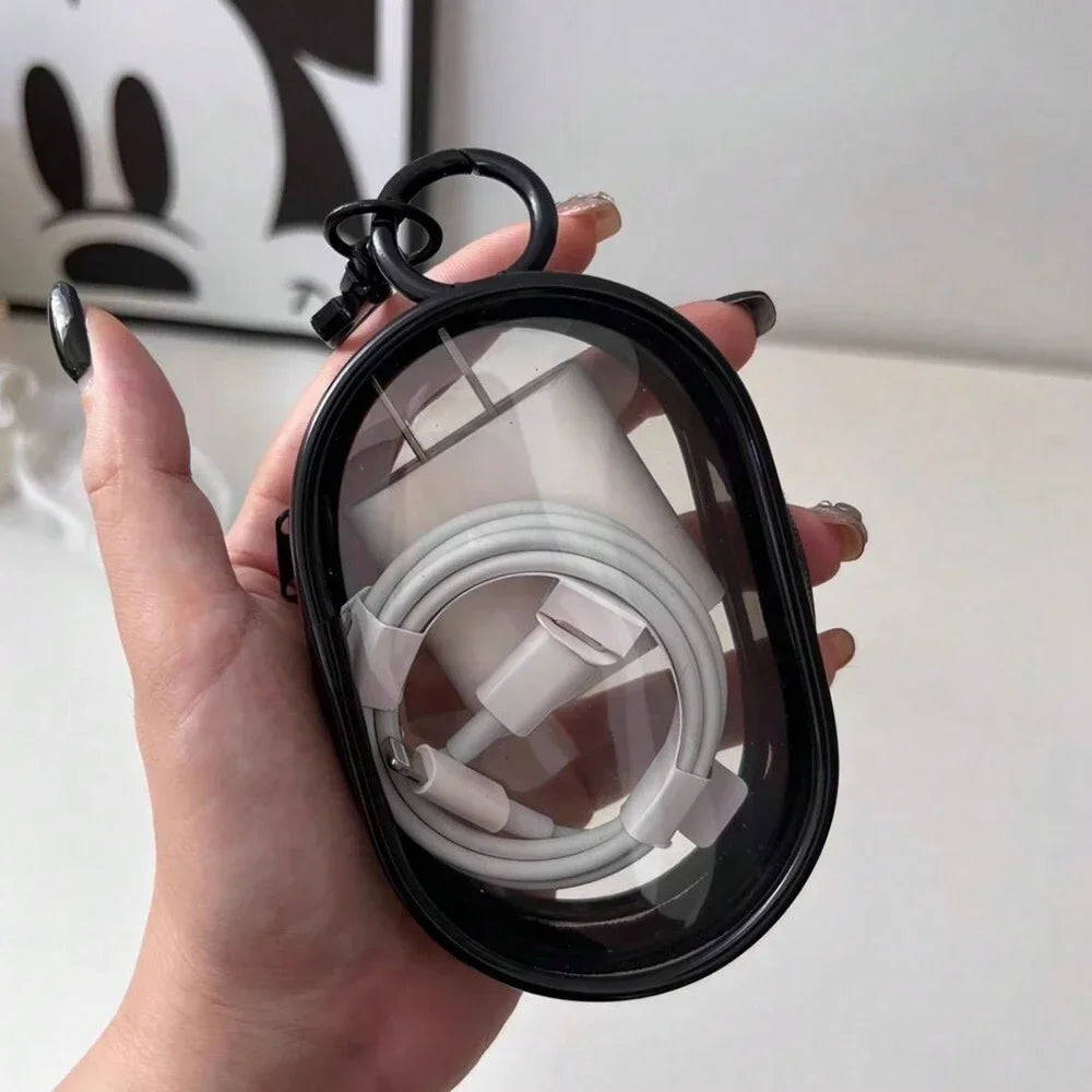 Podlette Mini Bag | Transparent & Waterproof | With Carabiner & Zipper
