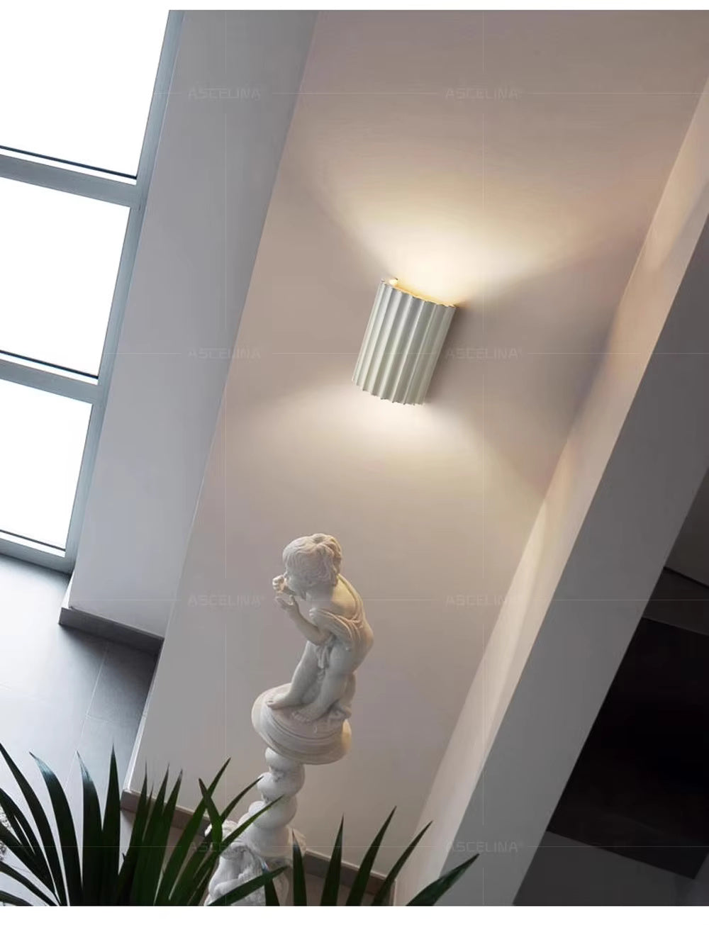 ArchiLume | Modern Ribbed Lamp, Wall Light