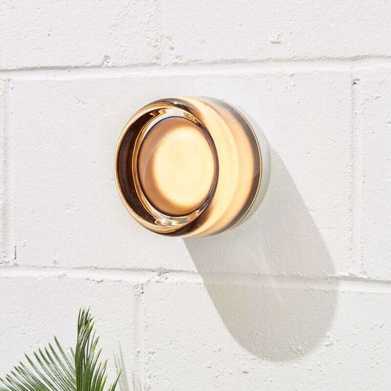 Futuristic and unique solid Plexiglass wall lamp