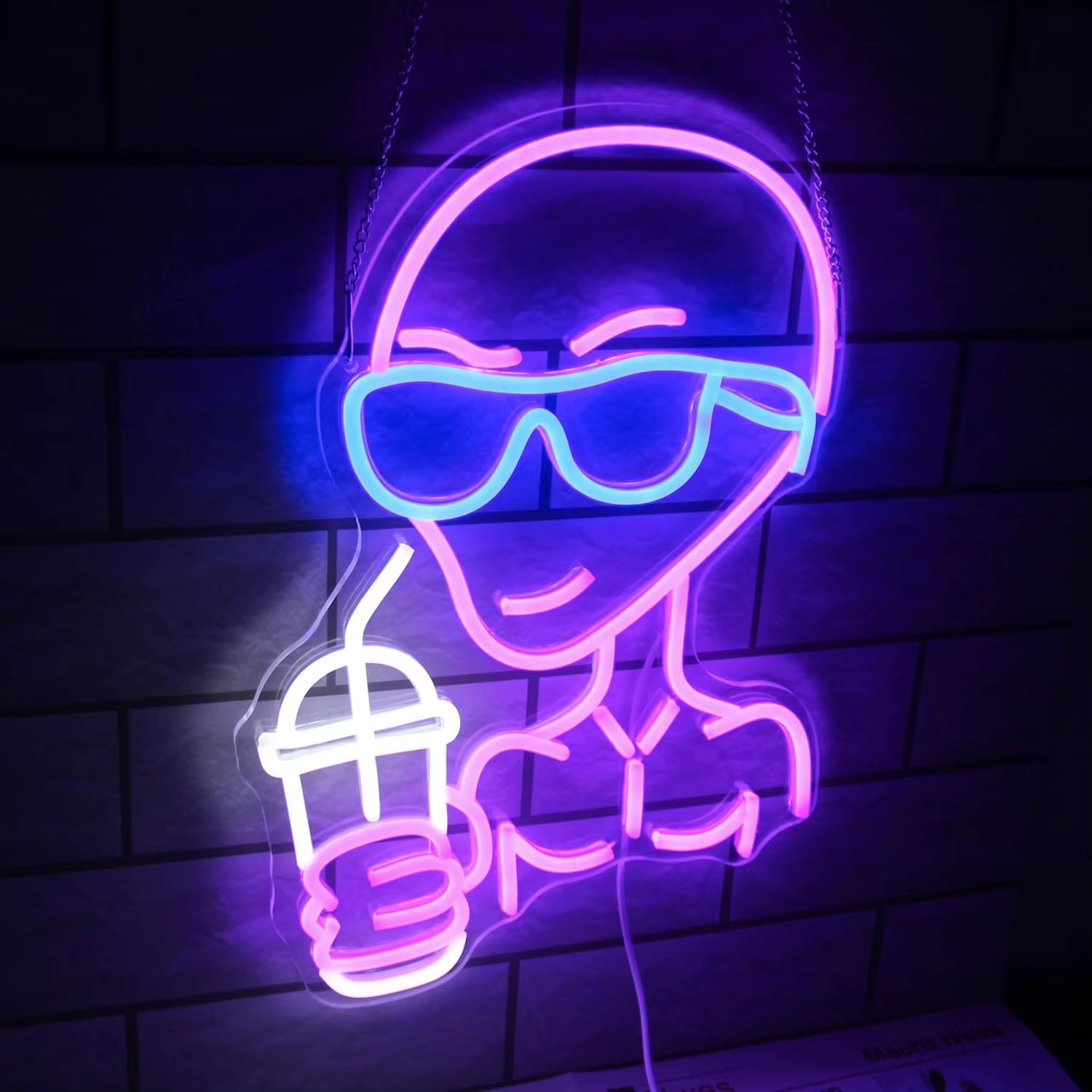 Cosmic Alien Neon LED Sign for Unique Home and Party Decor