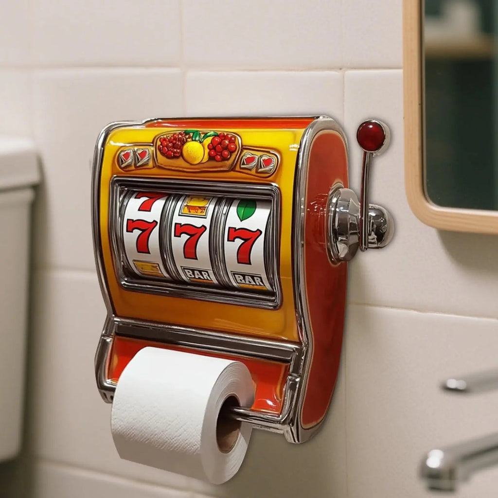 Slot Machine Toilet Roll Holder