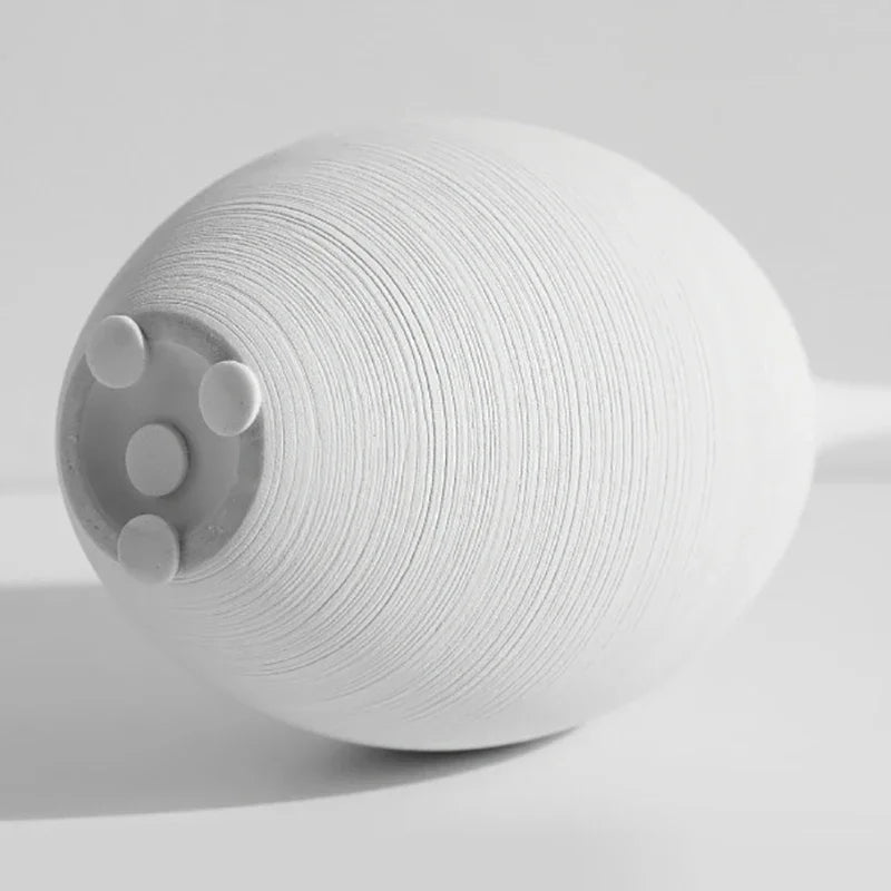 Pattern of tranquility among ceramic shapes