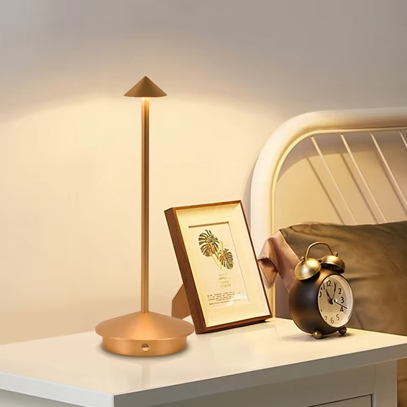 Rechargeable Touch-Control LED Desk Lamp with 3 Light Modes