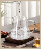 450ml-950ml Heat Resistant Glass Teapot – Stainless Steel Tea Filter, Flower Kettle for Kung Fu Tea, Puer and Oolong Tea
