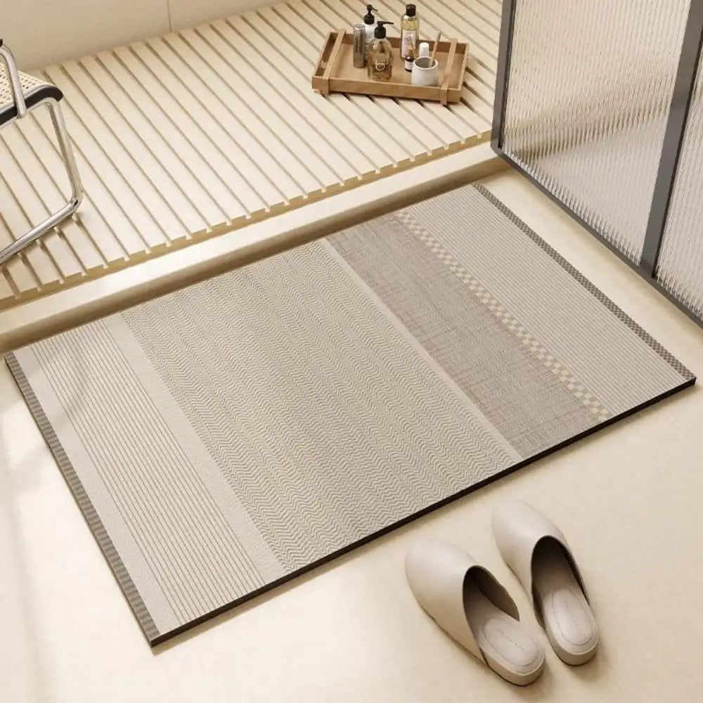 Non-slip Diatomite Bath Mat Kitchen Mat Door Mat Shower Mat
