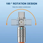 Rotatable Fast Charge Data Cable