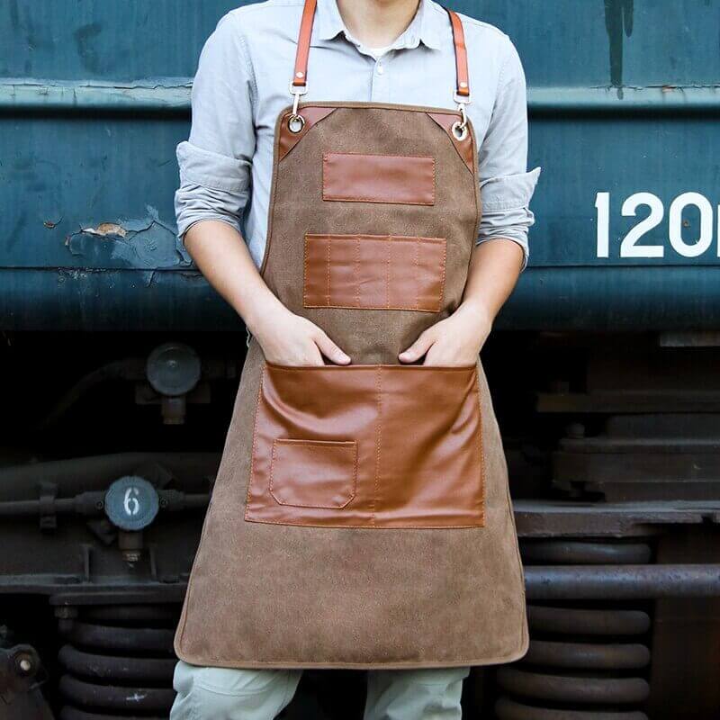 Premium Leather Belt Apron