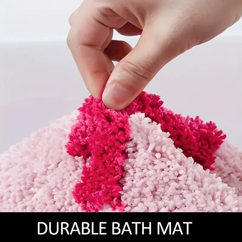 BlushNaked Tufted Design Rug – Pink "Get Naked" Bath & Living Rug