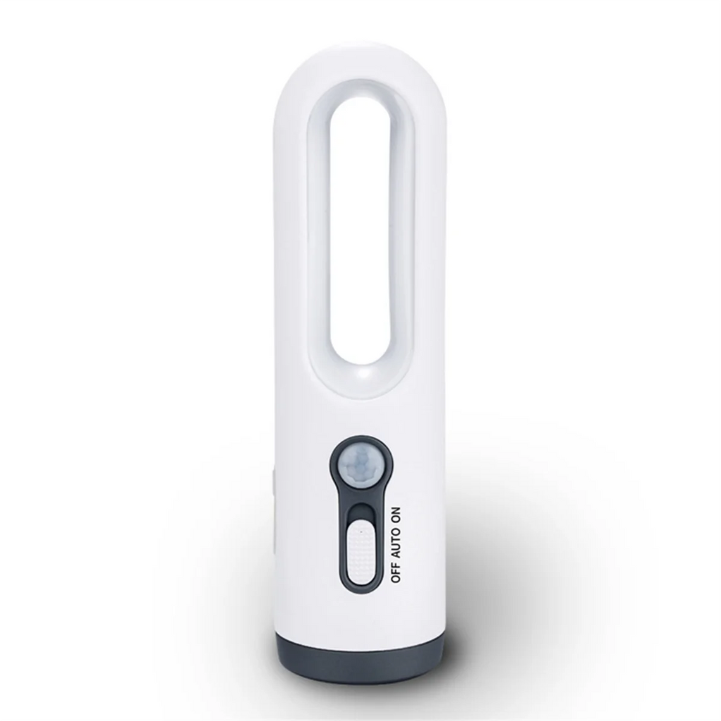 LED night light with motion sensor | 2-in-1 night light & flashlight | Rechargeable & emergency light | Twilight sensor