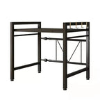 Carbon Steel Retractable Double-Layer Kitchen Shelf – Milo
