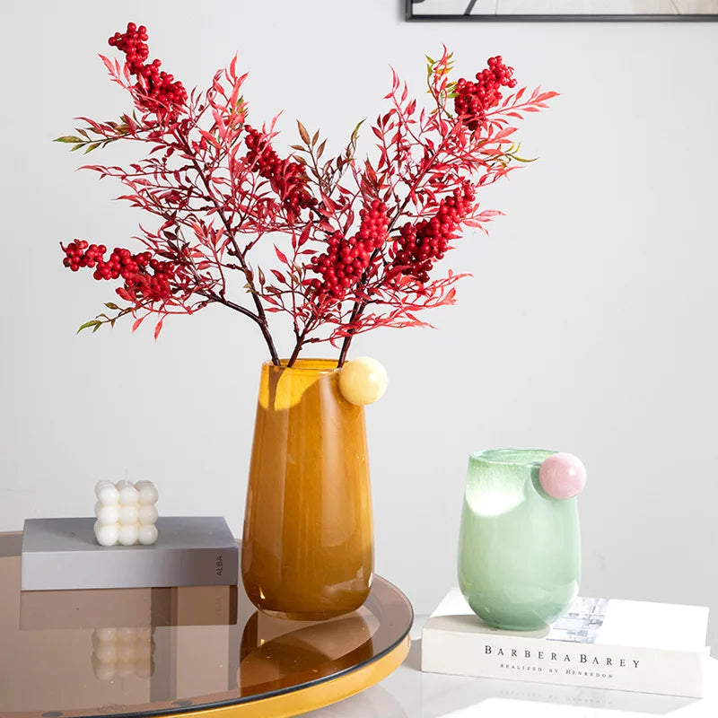 Globe Glass Chubby Vase