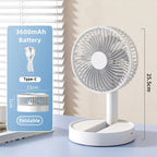 AirFlow Mini-Fan | Quiet & Compact | 4 Speed Levels