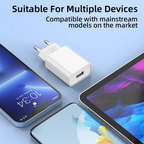 10W USB Wall Charger 5V 2A Power Adapter for Fast Mobile Phone Charging