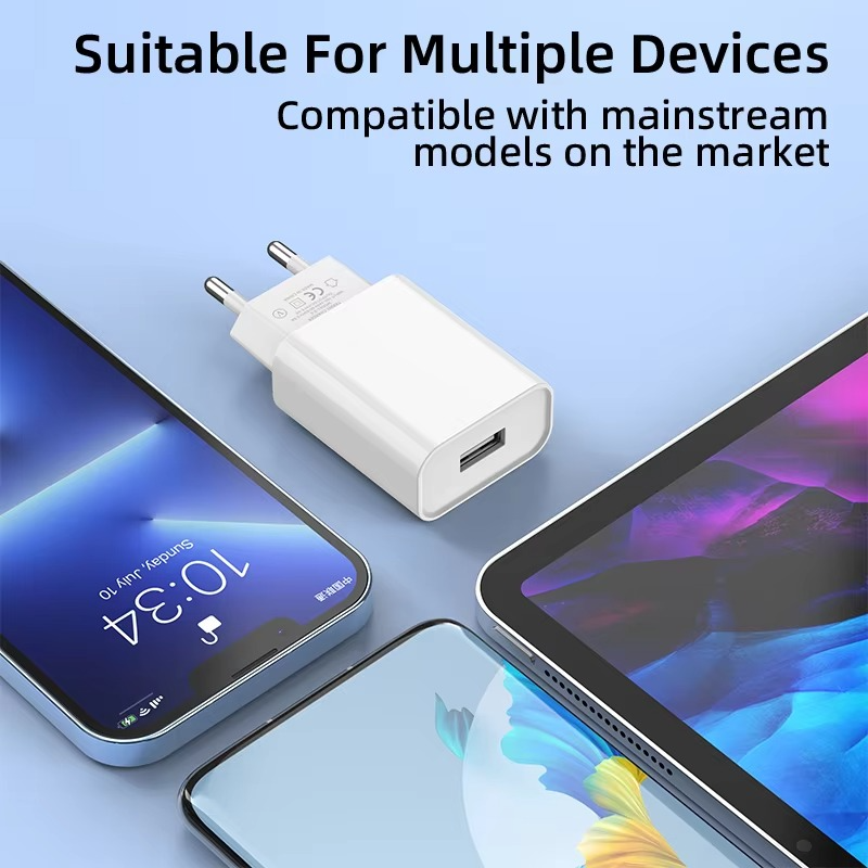10W USB Wall Charger 5V 2A Power Adapter for Fast Mobile Phone Charging