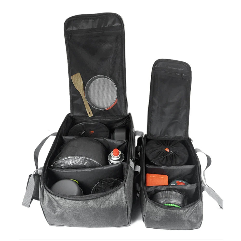 CAMPGEAR Kitchen Organizer Bag | 33 L Volume | Adjustable Compartments | Durable & Waterproof