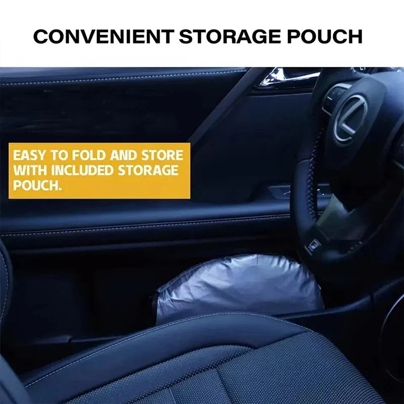CoolGuard Car Sunshade | Folding & Heat Resistant | Universal Fit | 150x70cm
