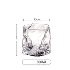 Textured Whiskey Glass 2-Piece Set