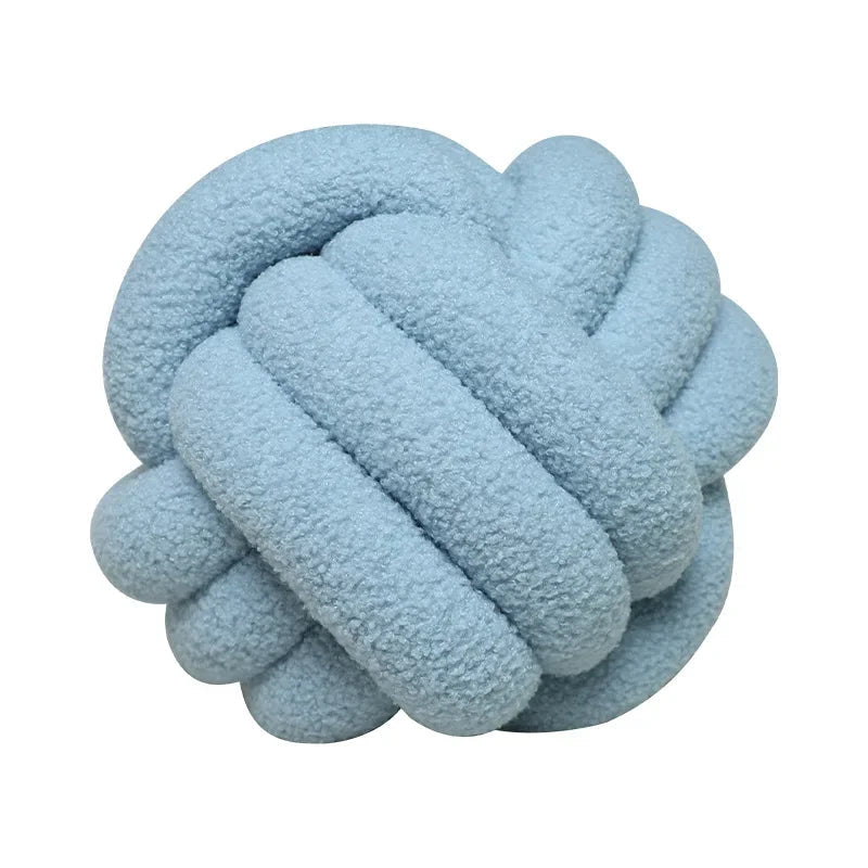 Boucle Rope Knot Ball Cushion